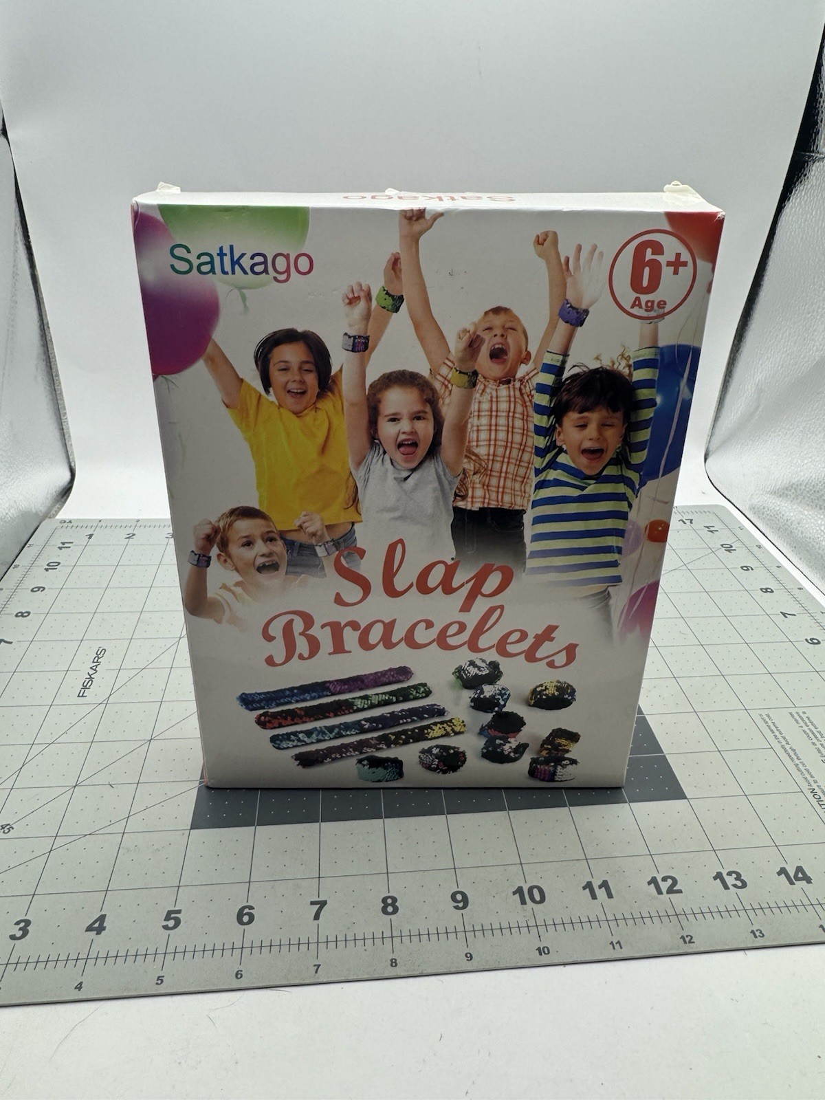 24pcs Slap Bracelet,Kids Sequin Bracelet Mermaid Bracelet Flip Multicolor