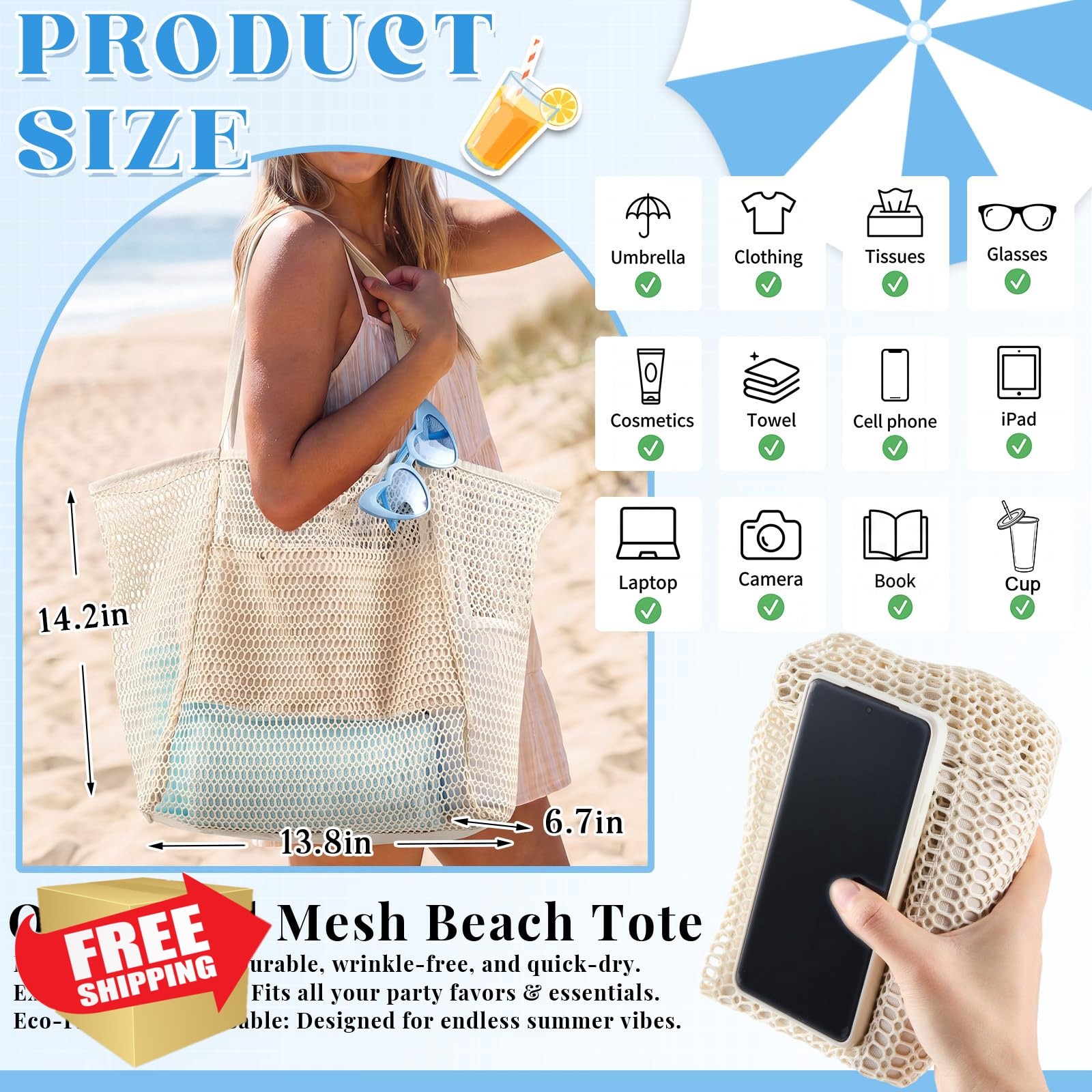 Reallnaive 24 Bachelorette Favors White-blue Tote