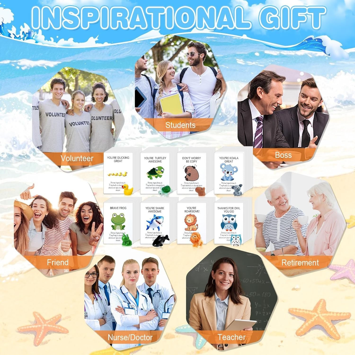 48 Sets Employee Appreciation Gifts Bulk for Coworkers Thank You Staff Office Vo