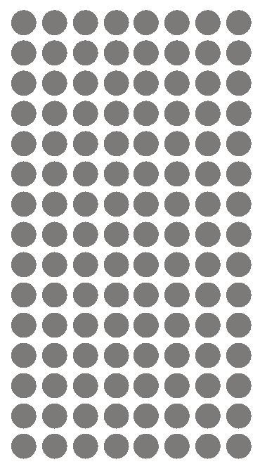 1/4″ Dk GREY GRAY Round Color Coding Inventory Label Dots Stickers MADE IN USA