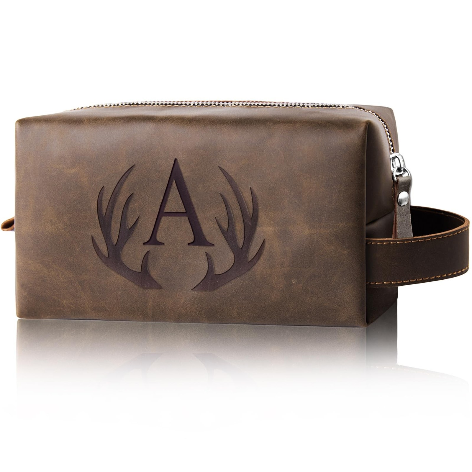 Personalized Toiletry Bag for Men Engraved Initial Cool Gifts for Dad Husband…