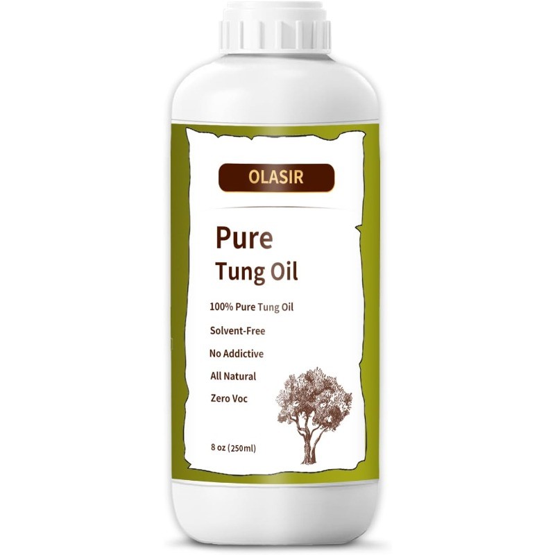 1 Gallon 100% Pure Tung Oil for Wood Finishing 128 oz Natural Food Grade Safe