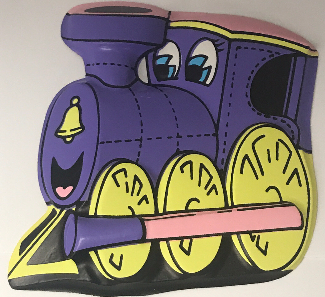 New Train Locomotive Pop Tops Bakery Crafts Birthday Cake Decoration Topper