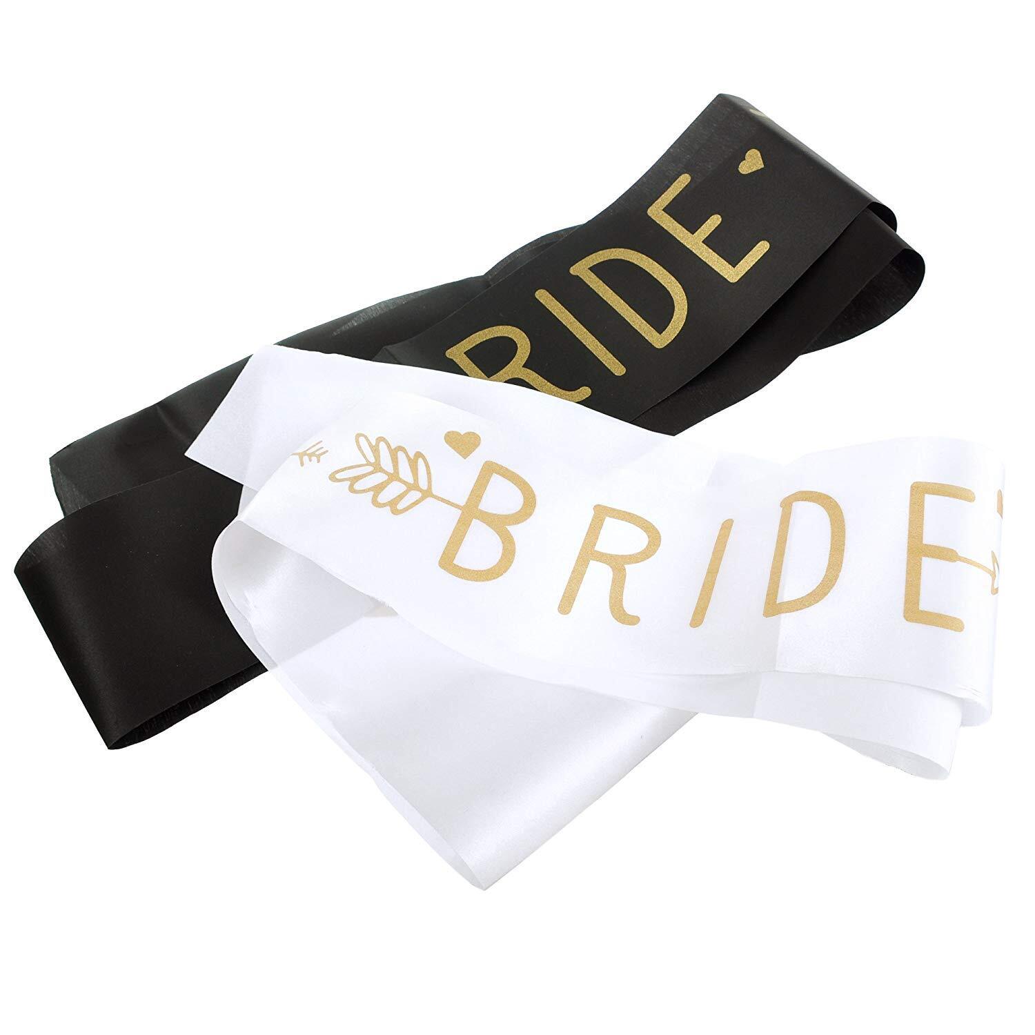 Bride Tribe Bachelorette Party Sash Set: 1 Bride To Be Sash, 15 Bride Tribe(M…