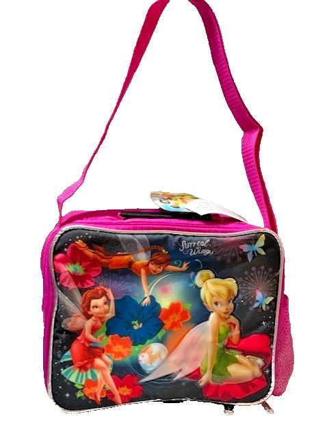 NEW WITH TAGS DISNEY TINKERBELL FAIRIES INSULATED LUNCHBAG LUNCHBOX