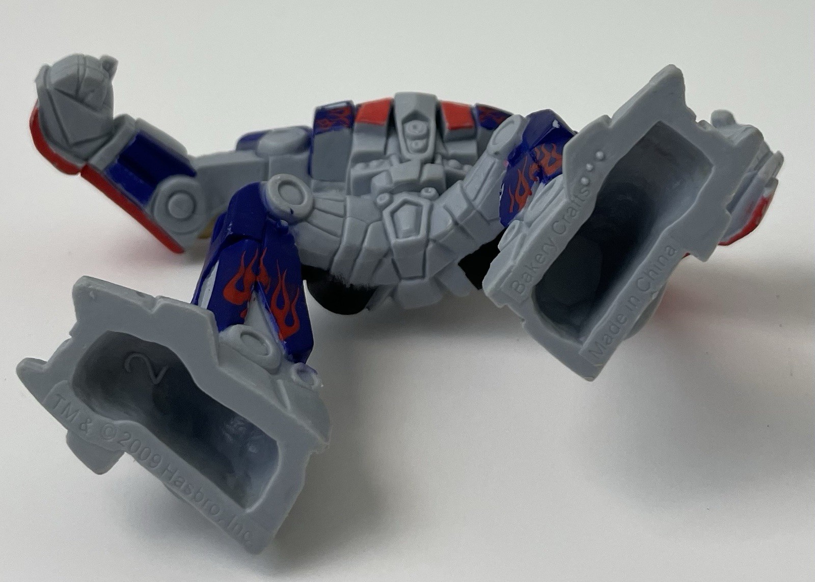 2009 Transformers Birthday Optimus Prime Bakery Craft Cake Topper 3 Inch Figure
