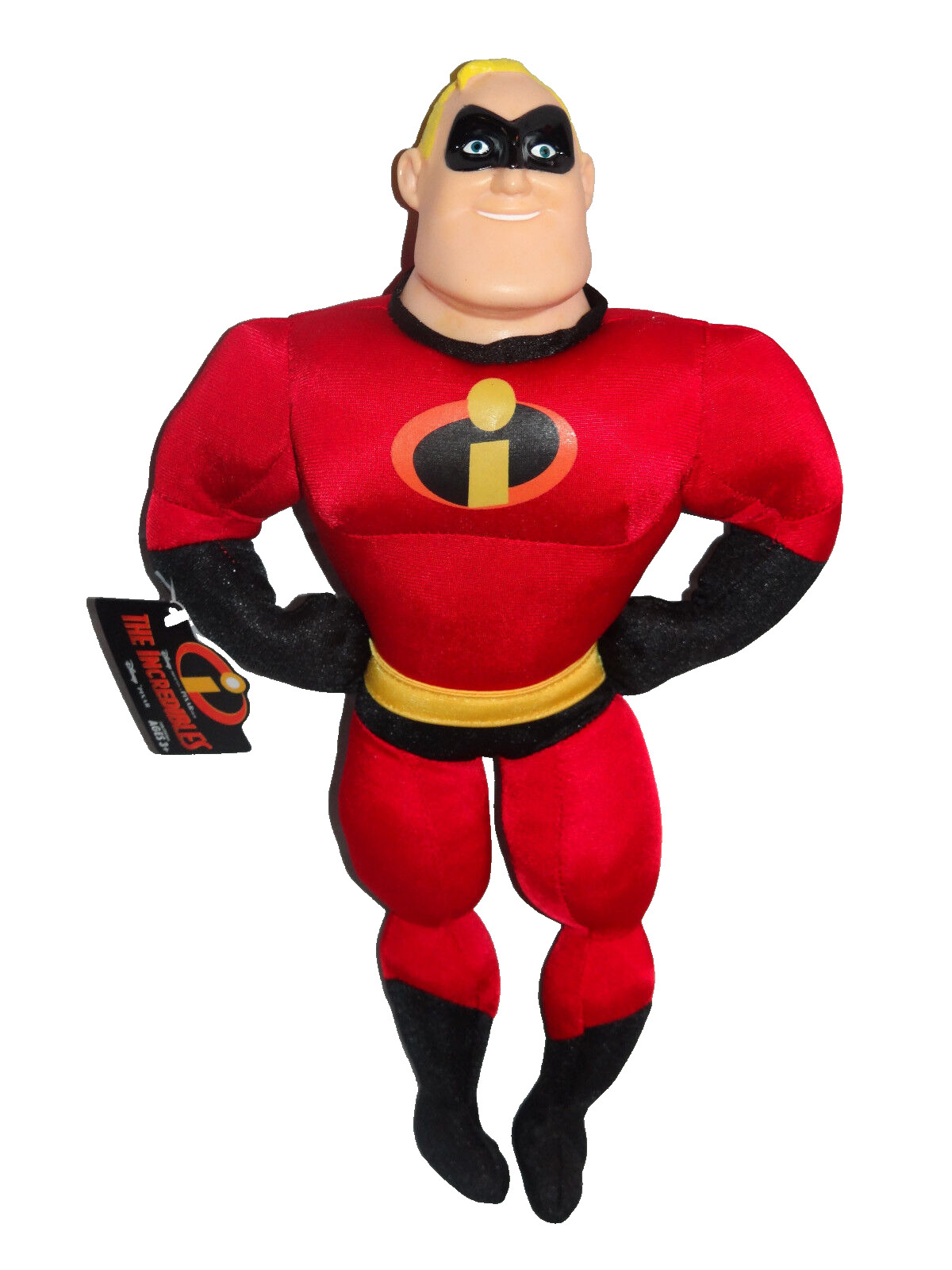NEW WITH TAGS DISNEY PIXAR 2004 THE INCREDIBLES MR. INCREDIBLE BOB 15″ PLUSH