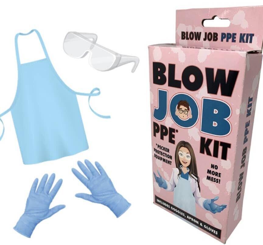 THE BLOW JOB PPE KIT – NO MORE MESS! ~ Funny Adult Gag Joke Adult Pecker Gift
