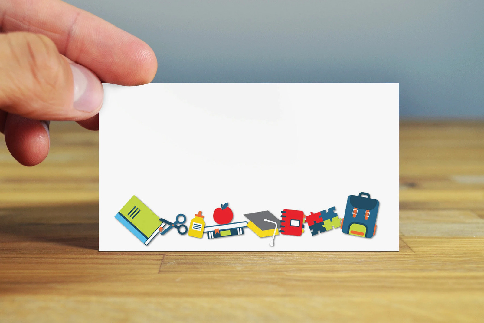 Teacher Place Cards – School Themed Place Cards for Events (25 Count)