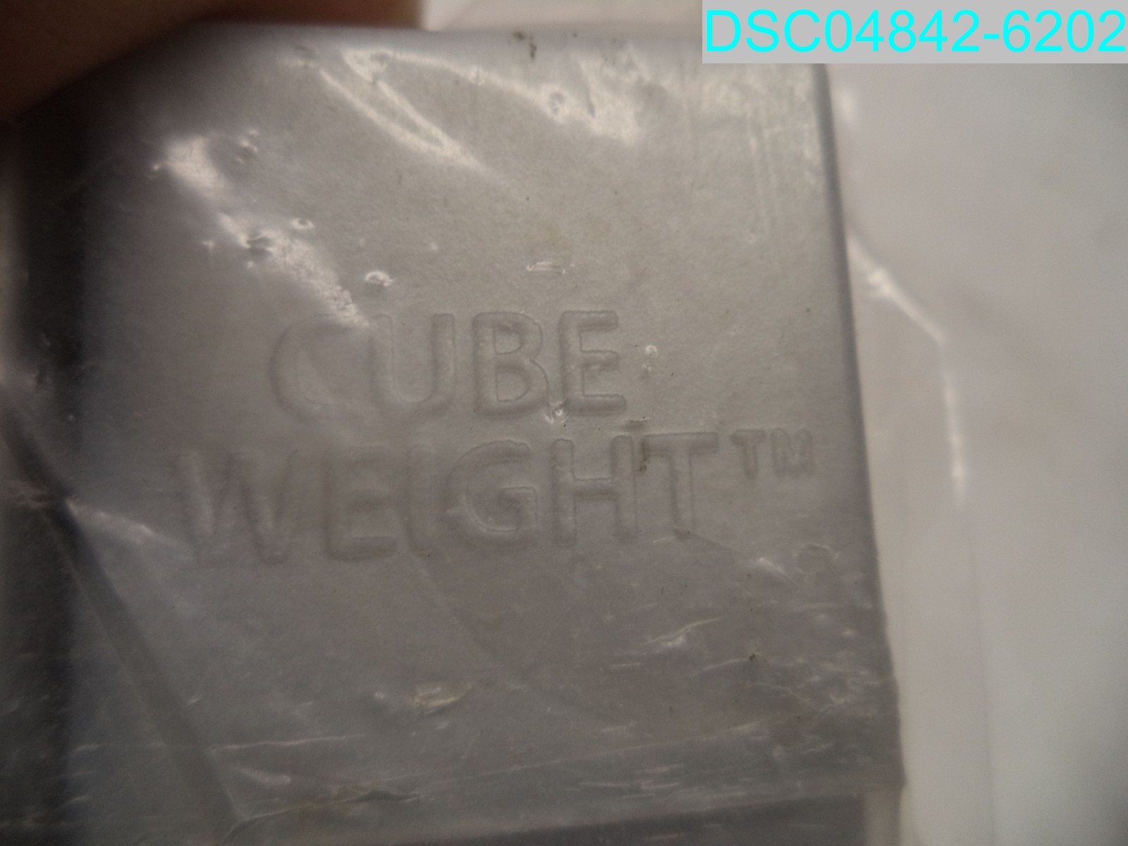 QTY=10: Creative Balloons Cube Weight 65 g Metallic Silver 094922391537