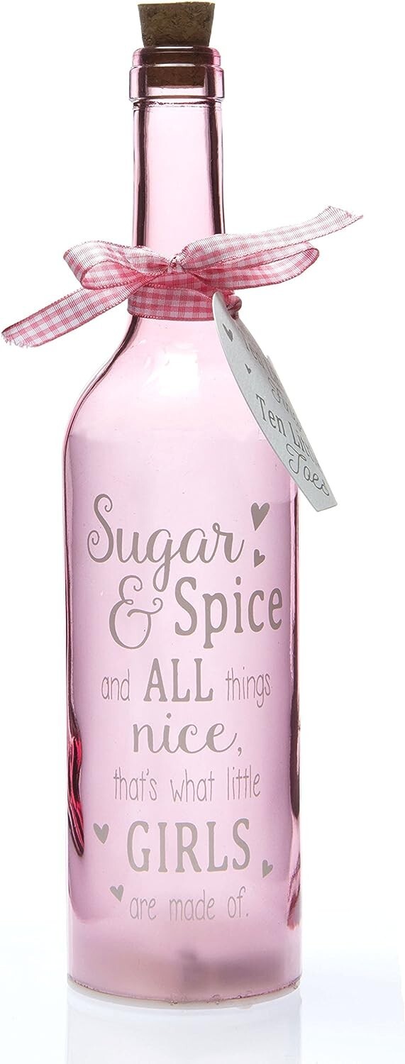 Light Up Bottle Glow Starlight Wine bottle Gift for Her Mum Daughter Sister Gran