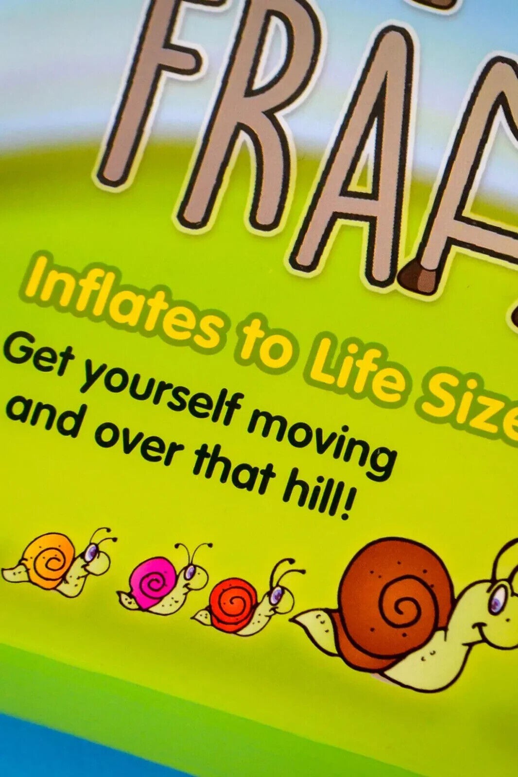 INFLATABLE WALKER – Senior Citizen Over the Hill – Funny Birthday Gag Joke Gift