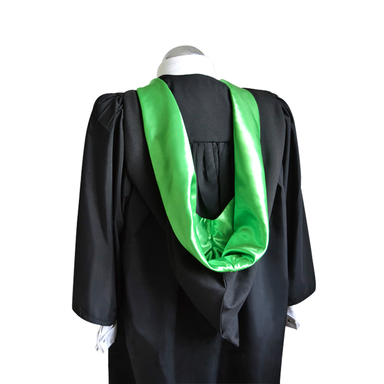 Luxury Graduation Gown & Hat Burgon Hood/Cap Set University Bachelor Adult Robe