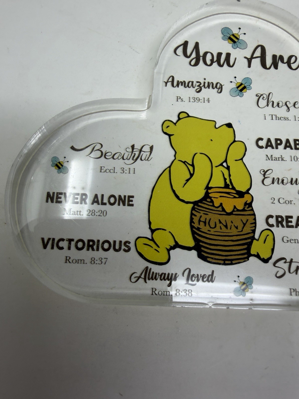 Winnie Inspirational Quotes Gifts for Women Winnie Motivational Acrylic Heart…