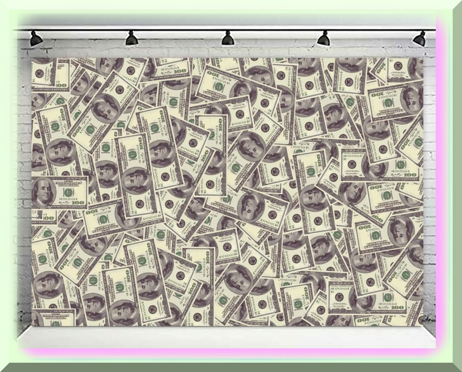 Money Magic Memories Photo Booth Props Banner