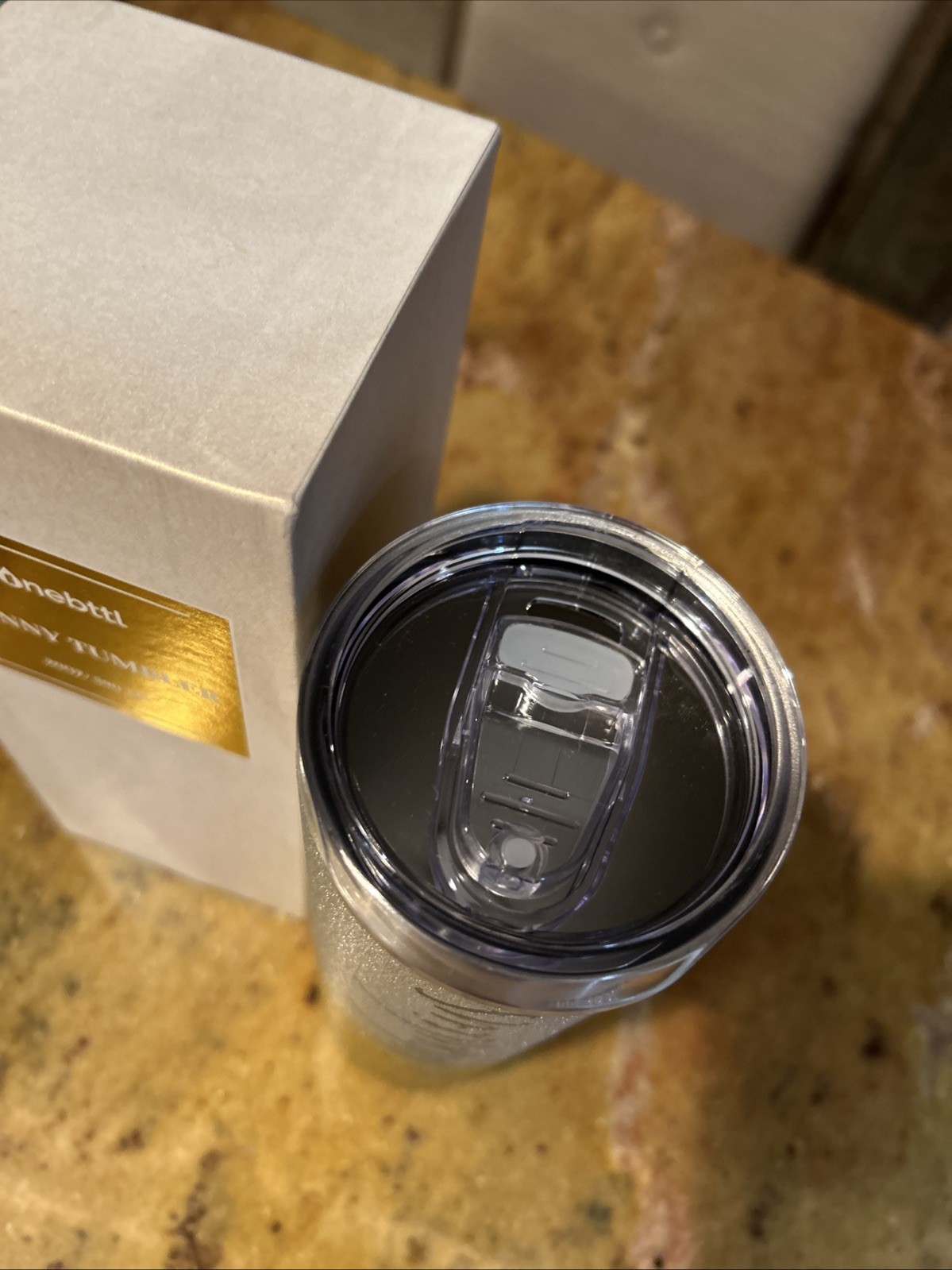 Skinny Tumbler 20oz 65 & Fabulous Onebttl brand