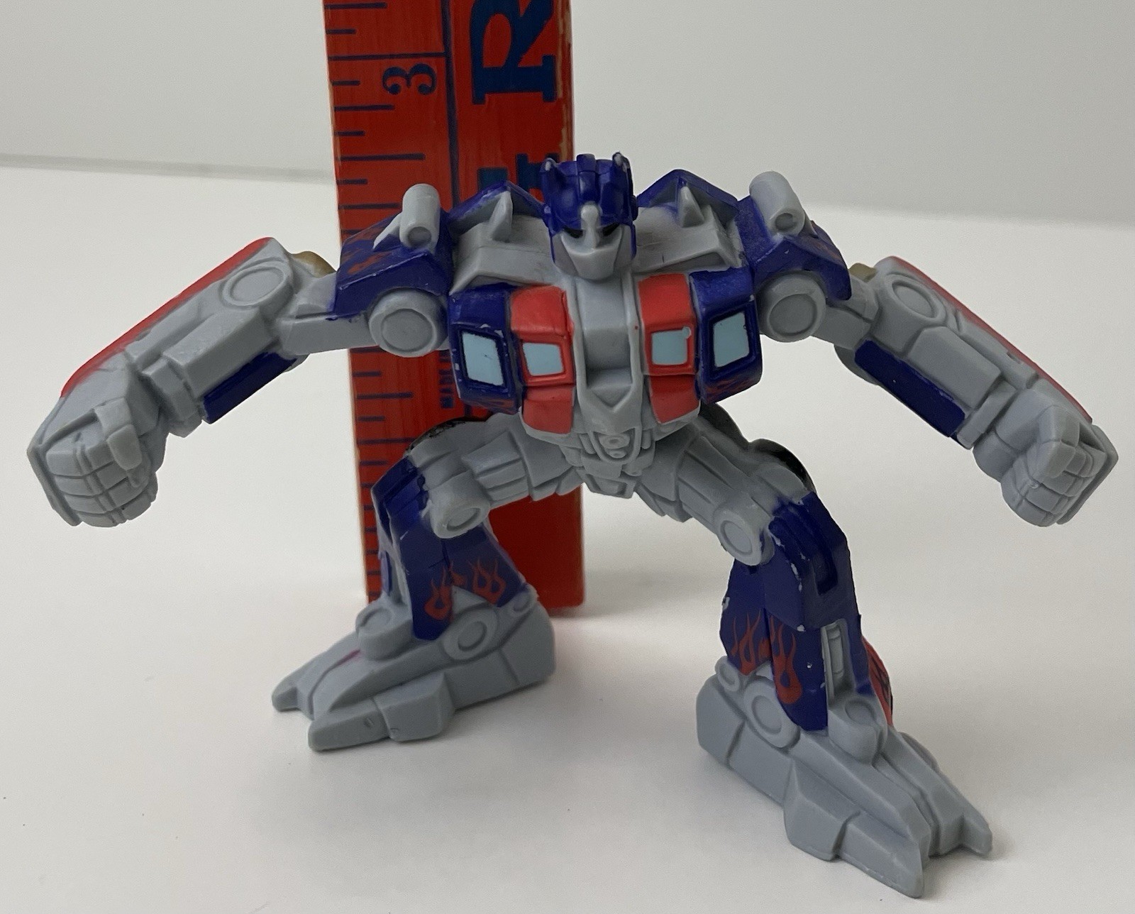 2009 Transformers Birthday Optimus Prime Bakery Craft Cake Topper 3 Inch Figure