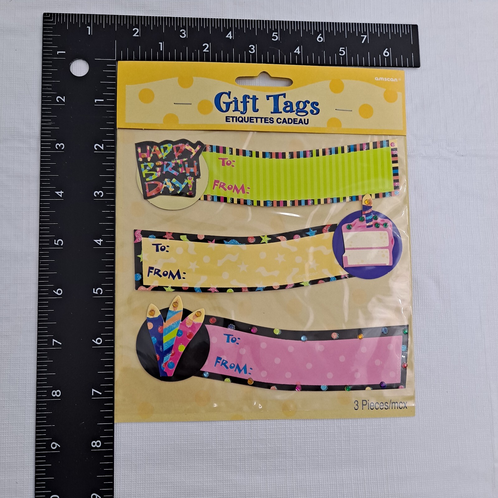 Birthday Party Gift Tags 15 Count