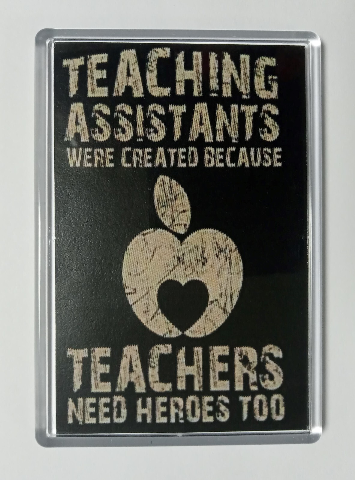 EXTRA LARGE FRIDGE MAGNET 🍎❤ TO TEACH IS TOUCH A LIFE FOREVER 🍎❤ BEST TEACHER