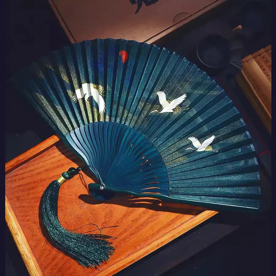 Silk Women’s folding fan collection Dressing Decoration Birthday Gift Chinese