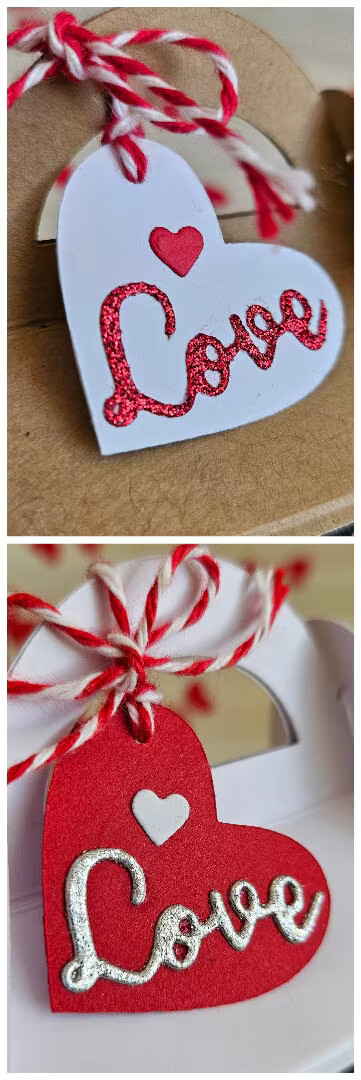 Valentine’s Day Treat Boxes, Favors Treat Boxes, Gable Boxes w/Heart Window