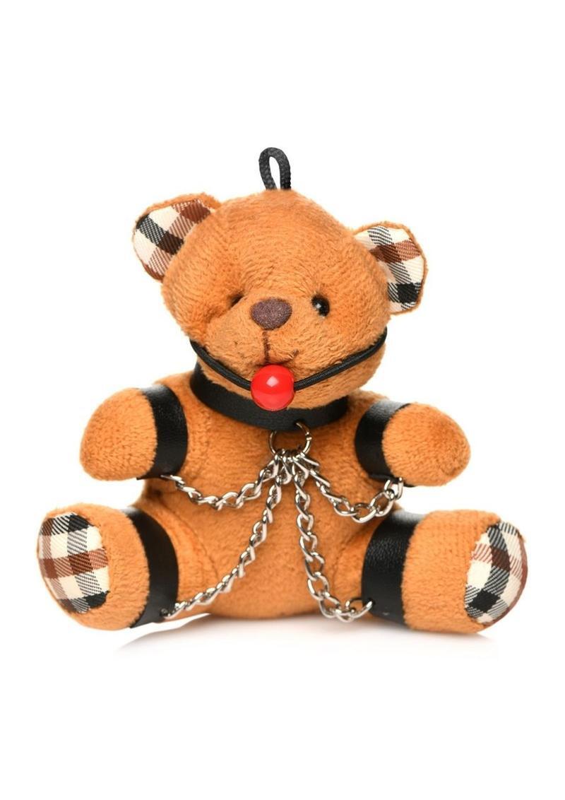 Gagged Teddy Bear Keychain