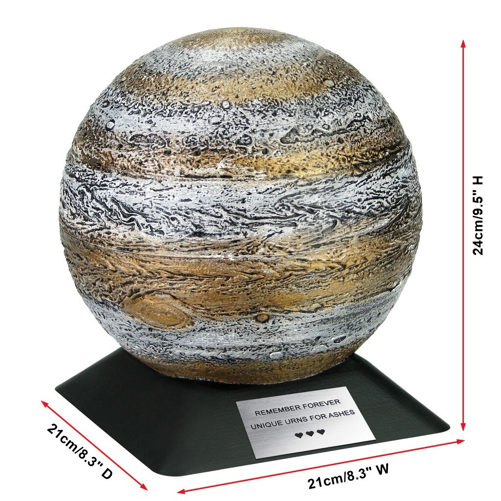 Jupiter Urn, Beautiful Urn For Ashes, Art Urn, Planet Urn, Sky Urn, Solar Urn