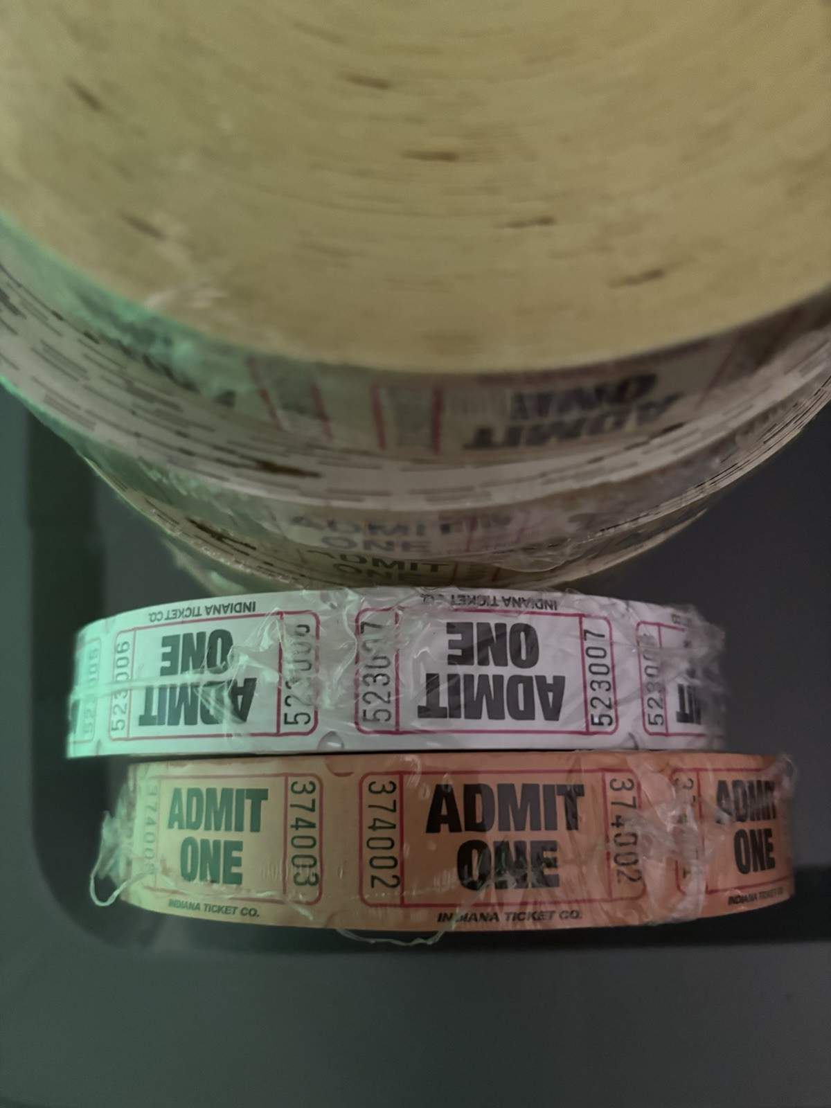 Admit One Raffle Tickets 1 Roll of 2000 Single Stub for a Carnival Fun Fair
