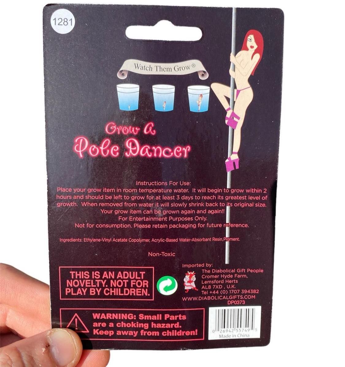 Grow Your Own Female Pole Dancer Stripper – Funny Adult Novelty Gag Joke Gift