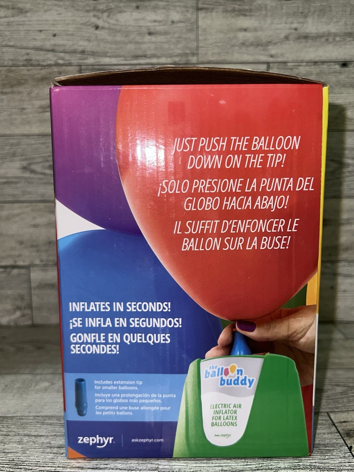 Balloon Inflator Buddy Electric Air For Balloons, Air Mattress, Pool Toys, Craft