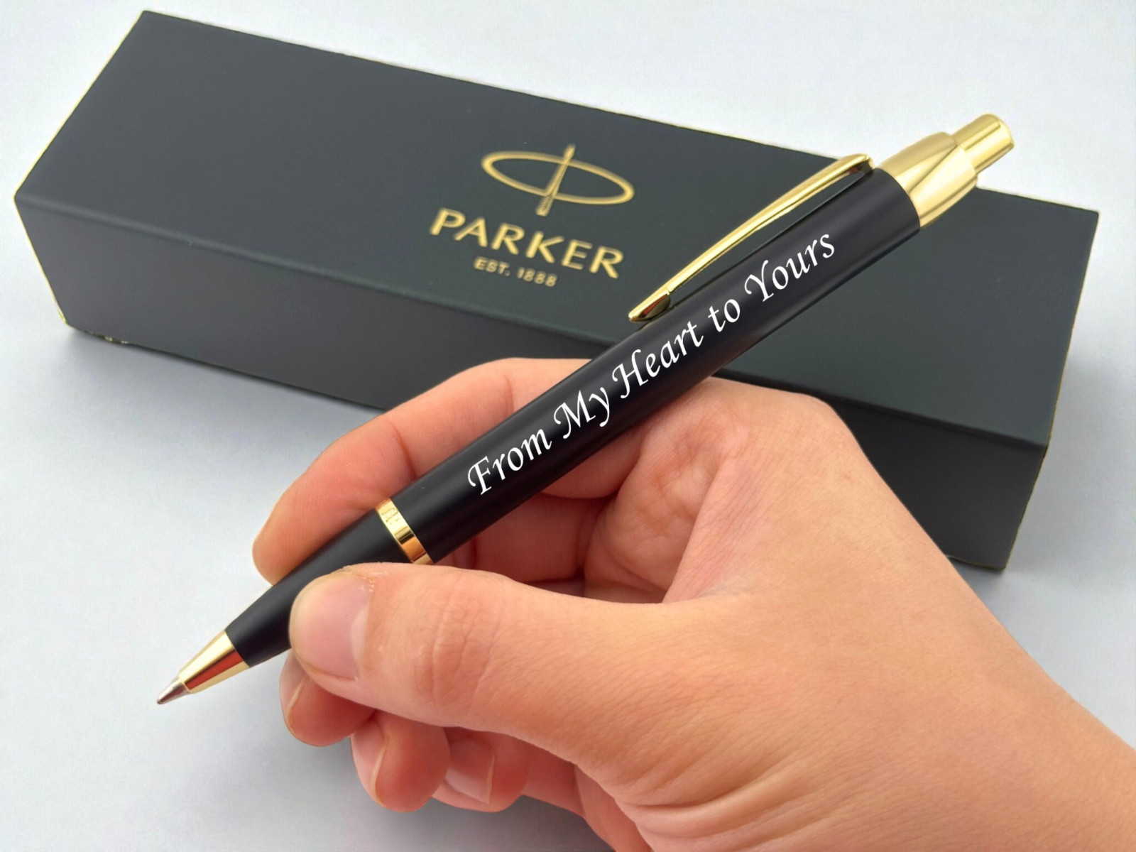 Personalized Wood Ballpoint Pen with Box Executive Custom Graduation Gift