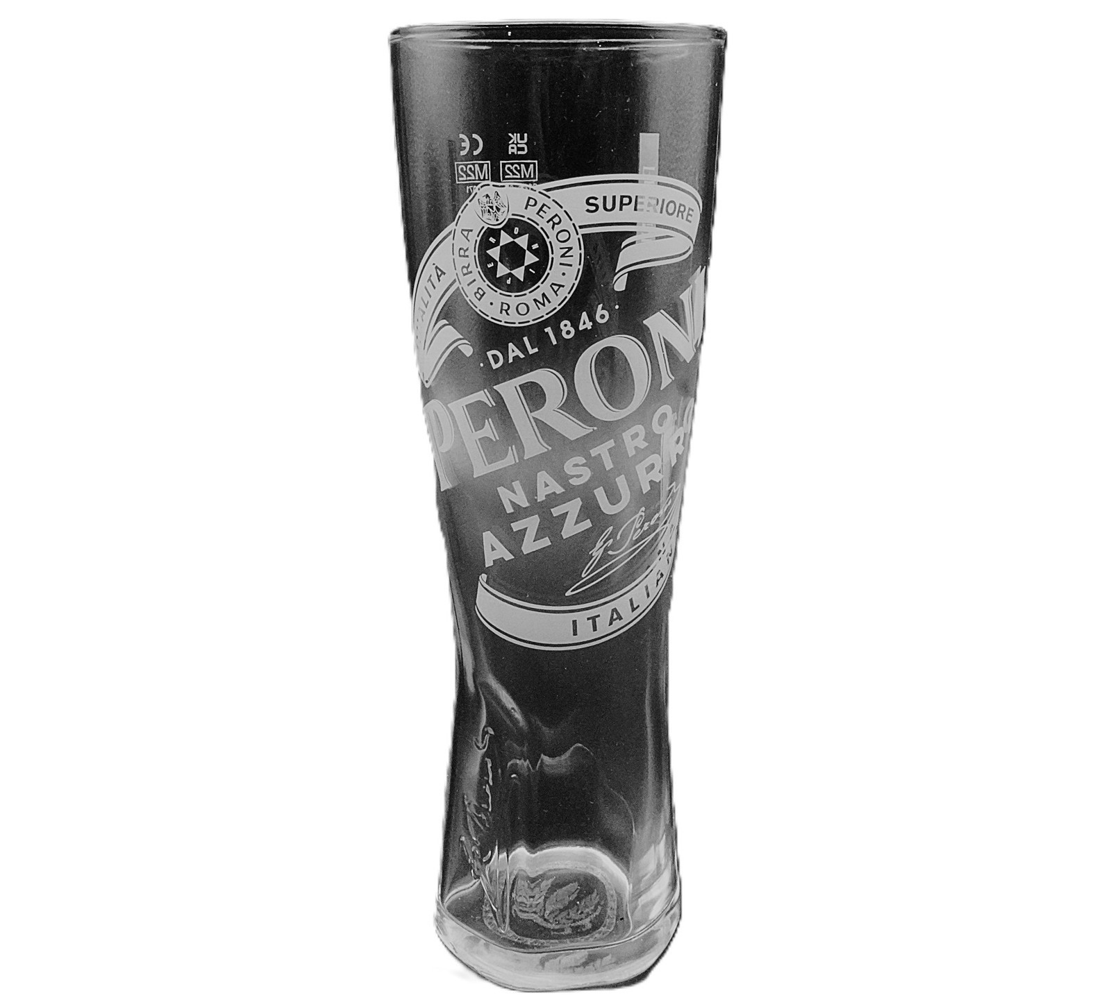 Personalised Christmas Gift Peroni Pint Glass with Your Name or Message Engraved