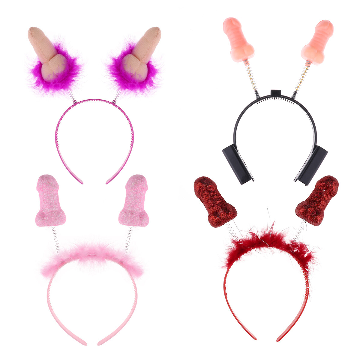 Novelty Bride To Be Willy Penis Shape Headband Headwear Night Club Party Gifts