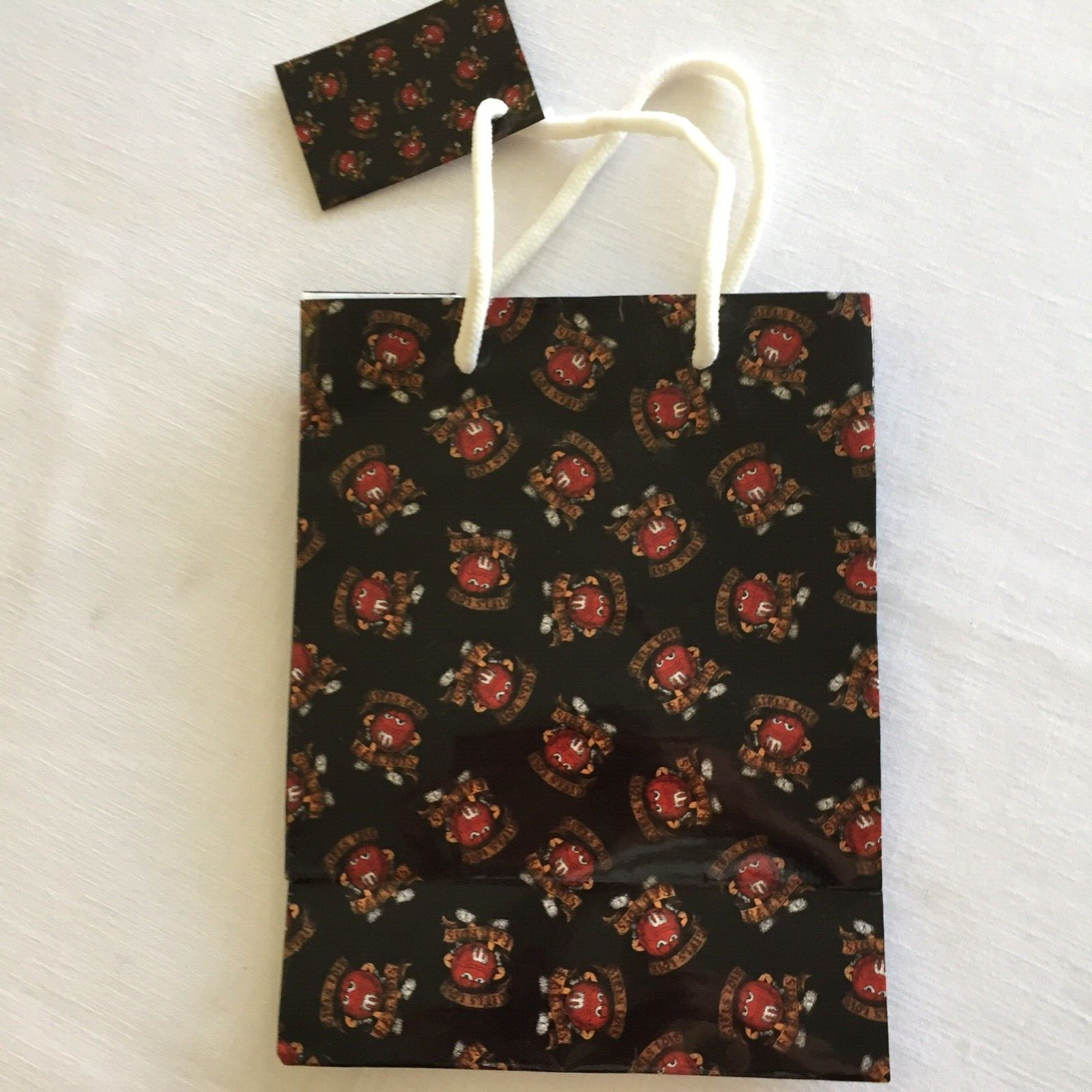 Girls Love Bad Boys M&M Gift Bag Red Black 2008 Retired