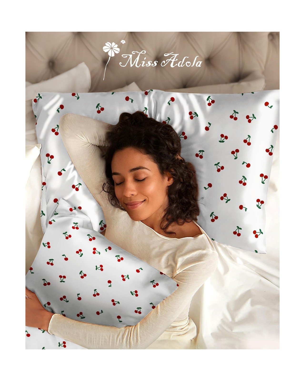 Miss Adola Silk Pillowcase 2 Pack – Pillow Cases 20″ x 26″ Standard… Fast Ship
