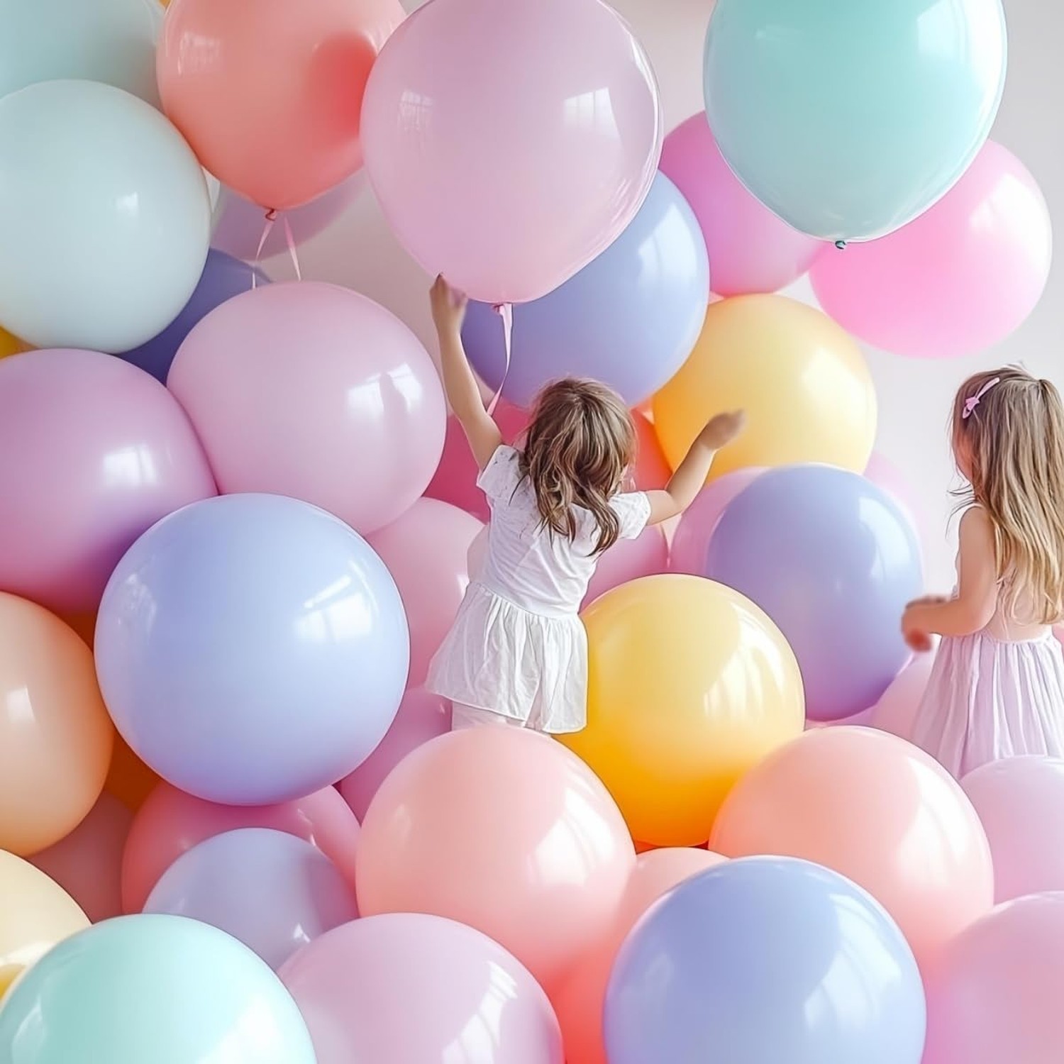 100 Pack 18 inch Pastel Balloons 10 Kinds Colors Colorful Party Balloon Bulk …