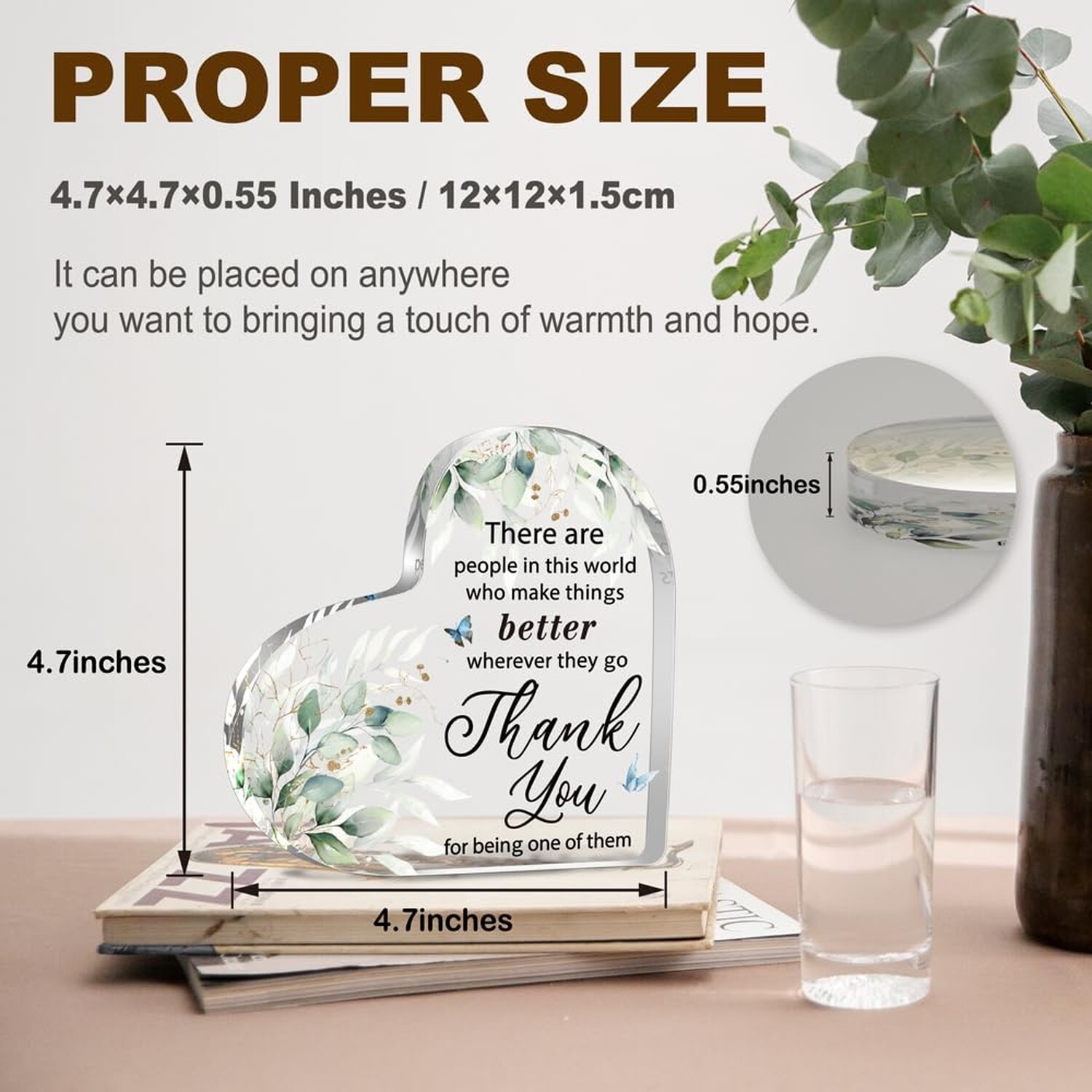 Thank You Gifts for Women Men, Appreciation Gifts for Teacher Colleague Boss …