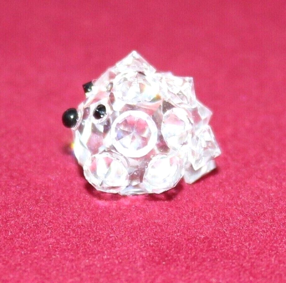 Set 8 Birth Communion Swarovski Crystal Hedgehog Animals Collection