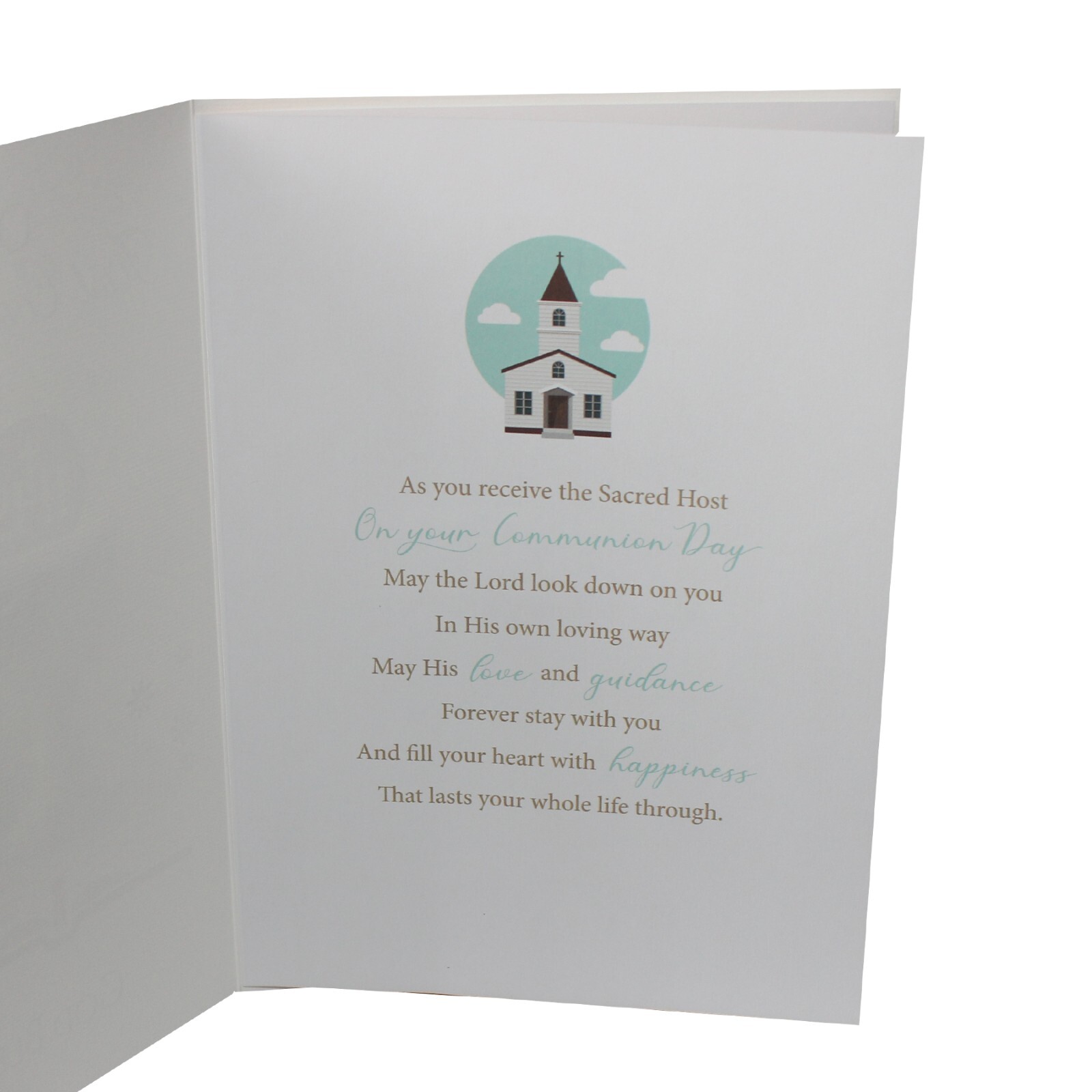 3D First Holy Communion Girl Card with Envelope C40604