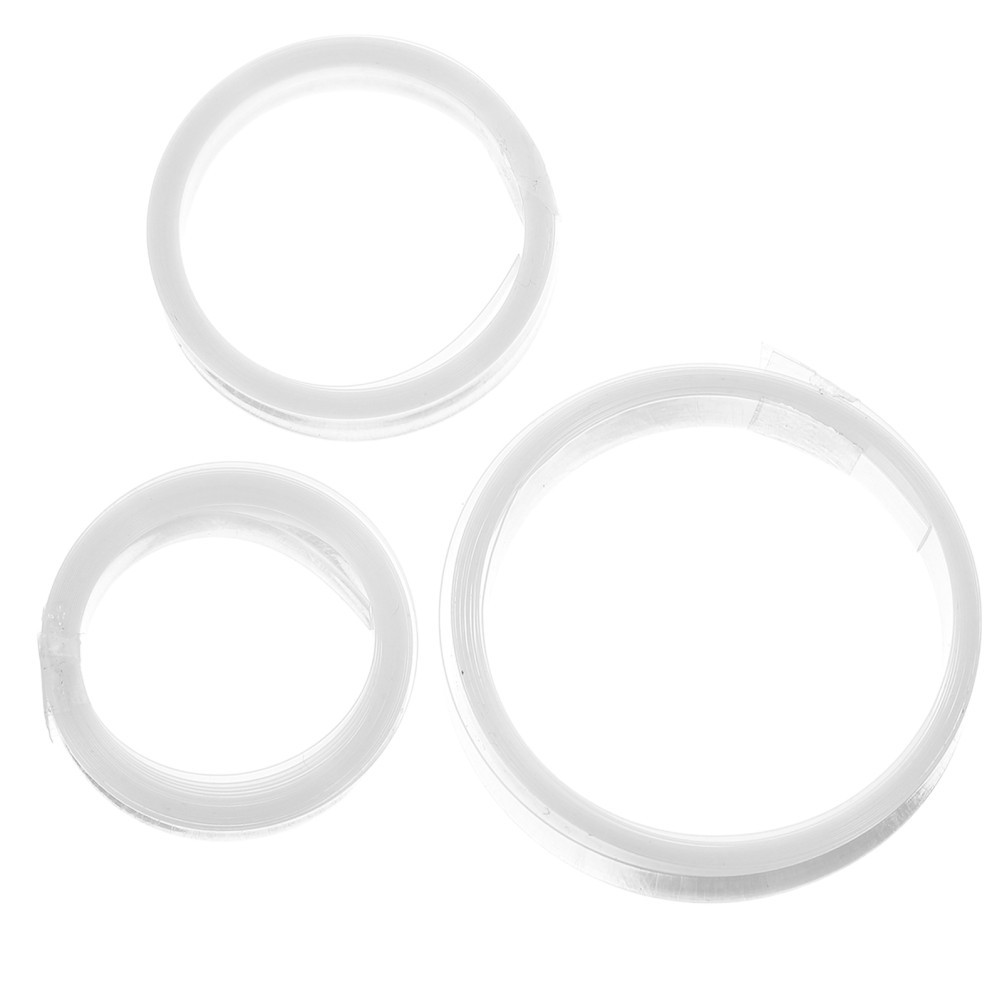 3pcs Heat Shrink Eyeglass Ear Grips Arm Protectors Transparent Temple Covers