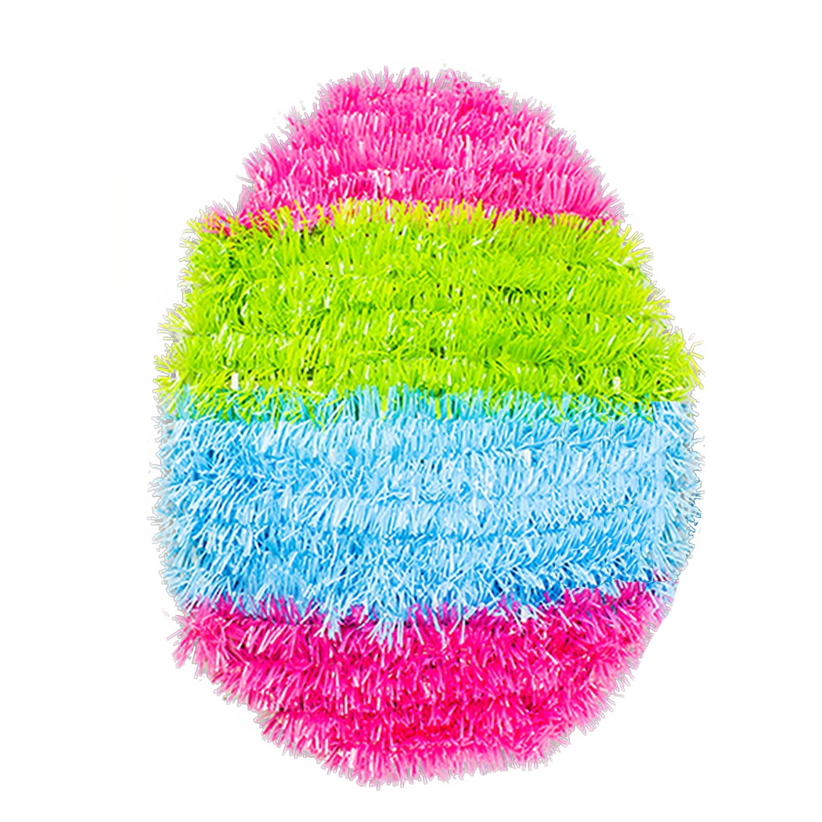 Tinsel Easter Egg Wall Plaque Hanging Decoration
