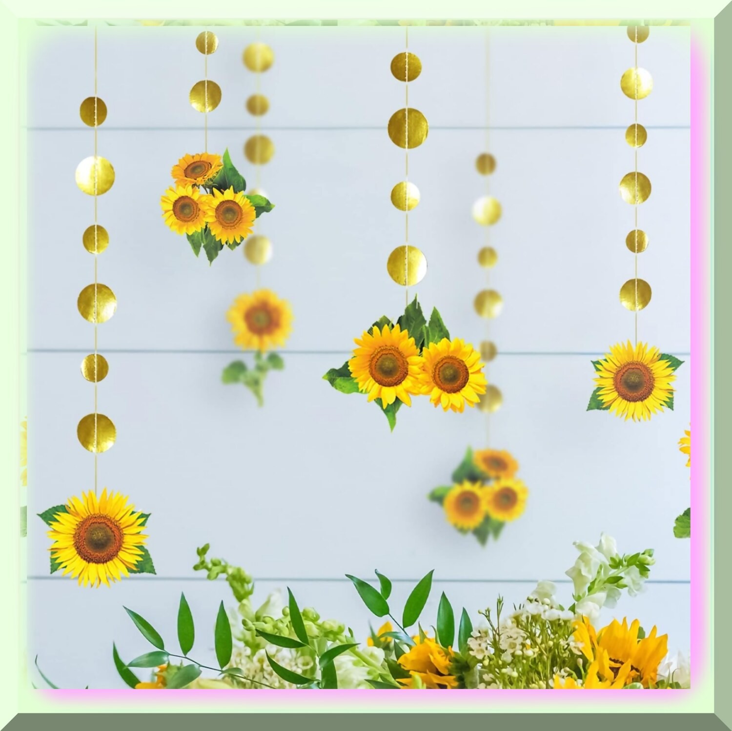 Sunflower Garland Party Decorations Pack