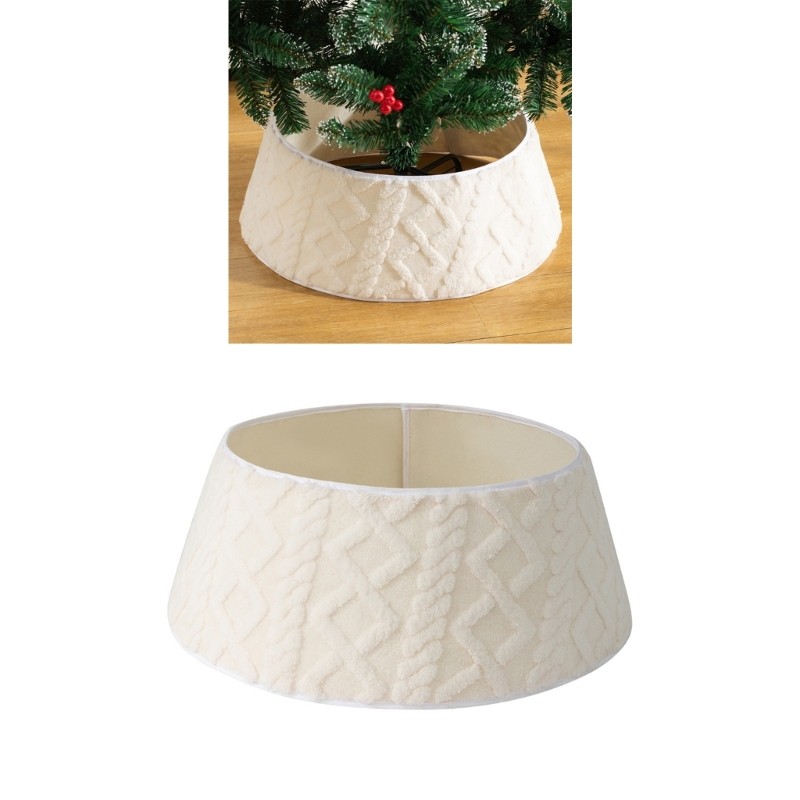 Christmas Tree Bottom Cover with Center Opening for Indoor Rooms