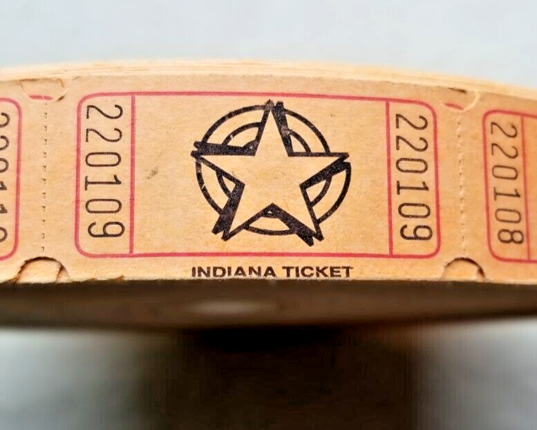 2000 Count Indiana Ticket Company Star Ticket