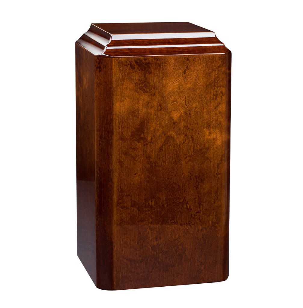 Cremation urn for ashes.Unique memorial funeral Adult urn High Gloss Italian urn