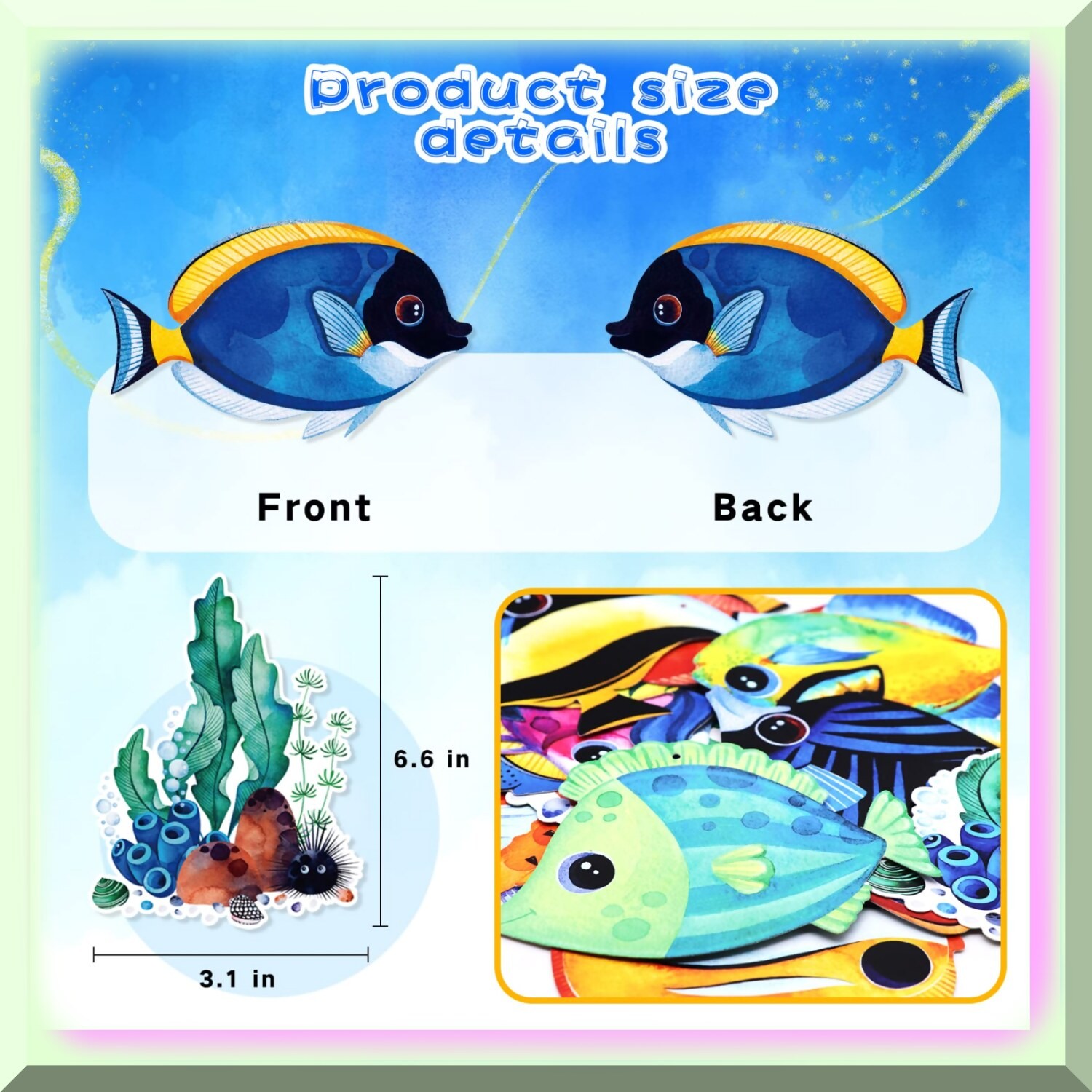 Ocean Breeze Fish Decorations Celebration Pack