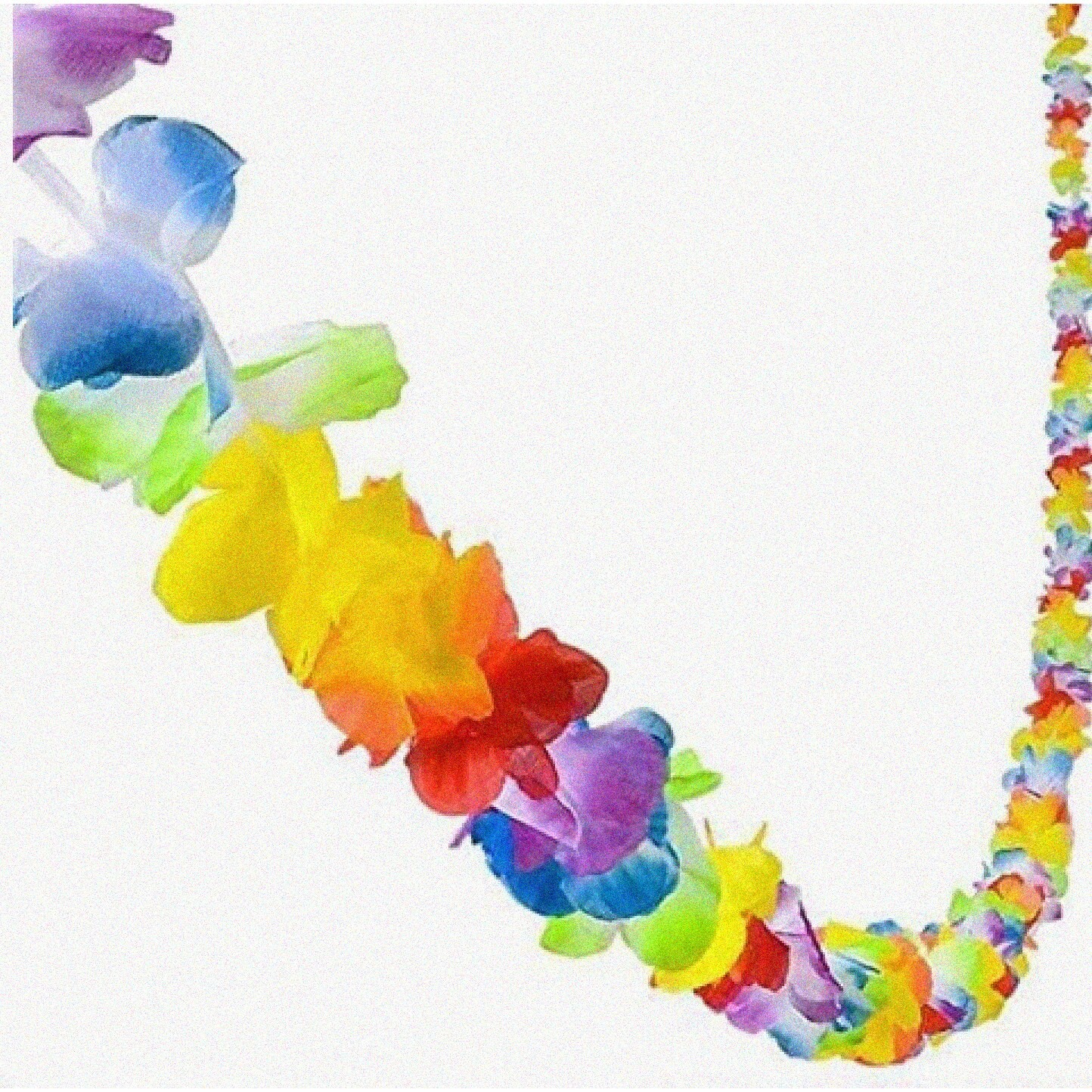 72ft Tropical Floral Lei Garland for Party Decor