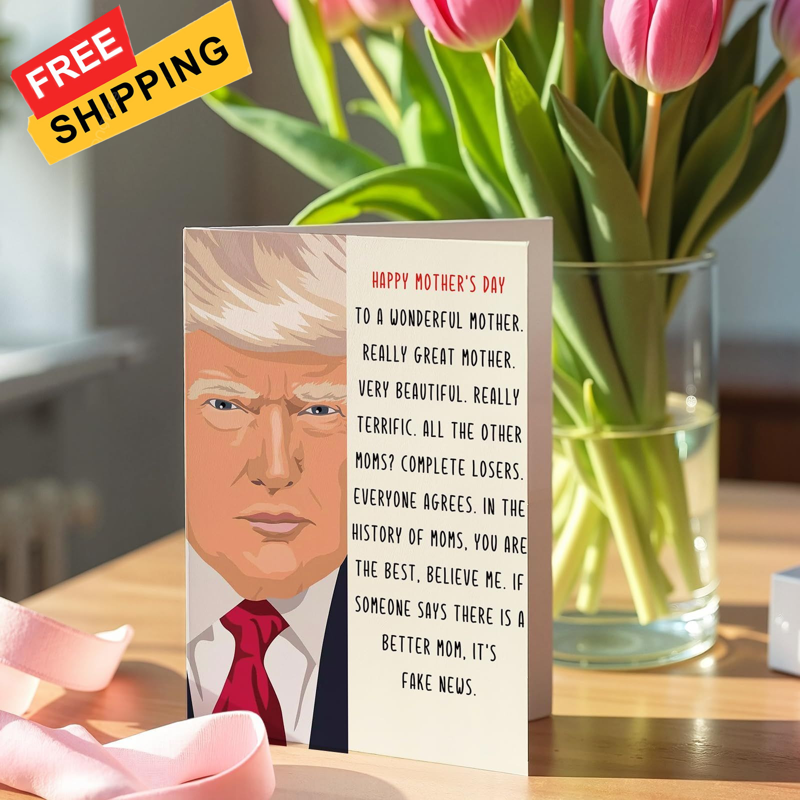 ACHICGIRL Funny Mothers Day Card for Mom Wife Grandma, 5×7 inches, ACH-117