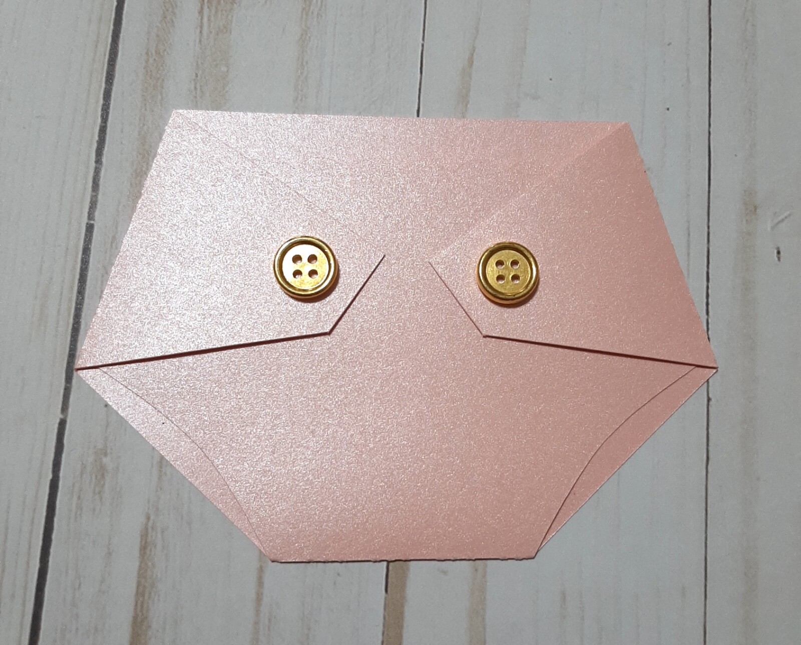 Baby Shower Game Prize – Diaper Shaped Gift Card Holder-Prince- Princess