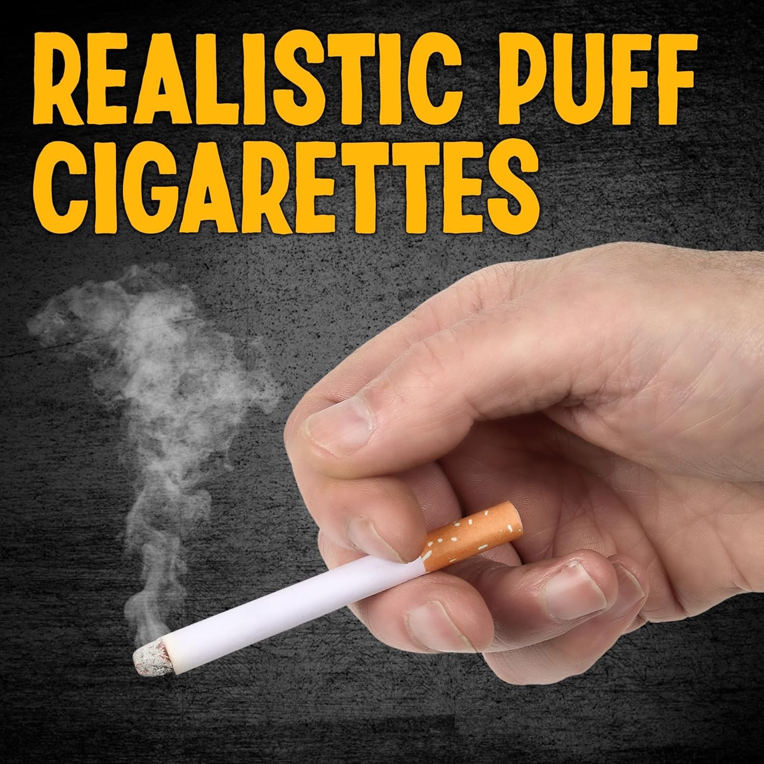 4 JOKE PUFF CIGARETTE – Fake Smoke Magic Trick Gag Prop Costume Accessory Toy